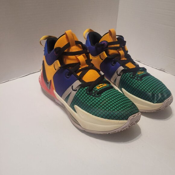 Nike LeBron Witness 7 Multicolor Size 6.5Y Sneaker - Picture 4 of 15